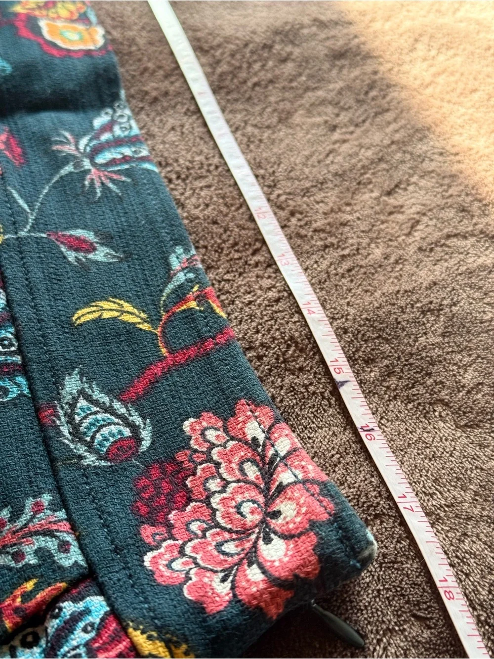 Floral Skirt - Side Zipper